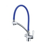 Смеситель для кухни Lemark Comfort LM3070C-Blue с подключением к фильтру питьевой воды