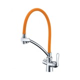 Смеситель для кухни Lemark Comfort LM3070C-Orange с подключением к фильтру питьевой воды